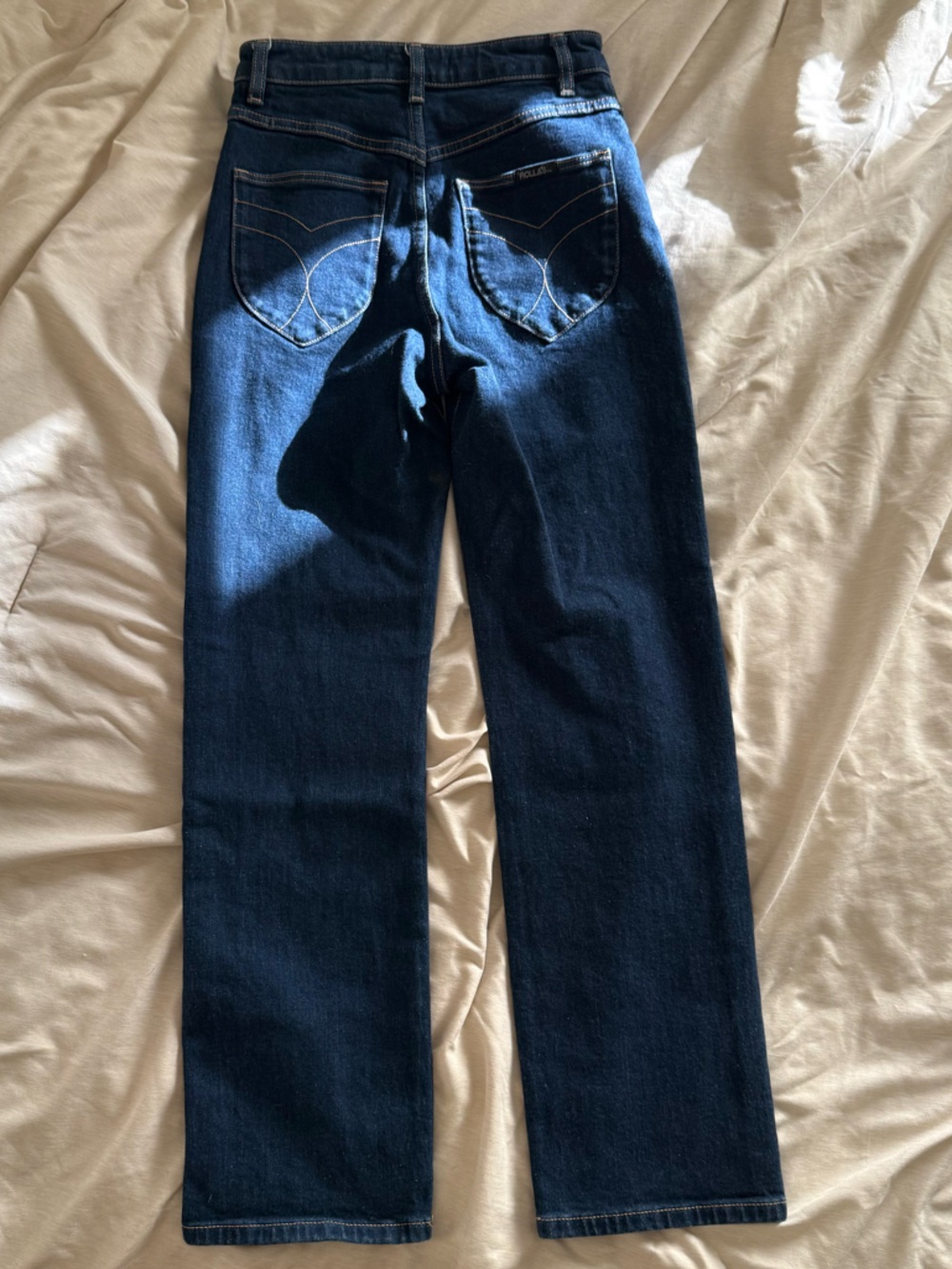 ROLLAS Original High Rise Straight Jeans - Picture 5 of 6